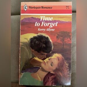 Paperback Vintage Harlequin‎ Book Time to Forget